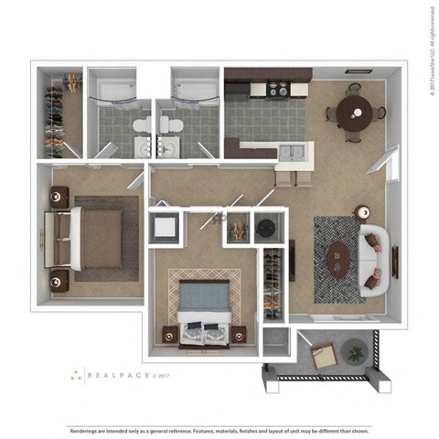 2 bedroom 2 bath at Boulder Creek Apartments, Sun Valley, 89433